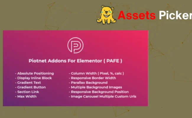 Piotnet Addons For Elementor Pro v7.1.45 Plugin