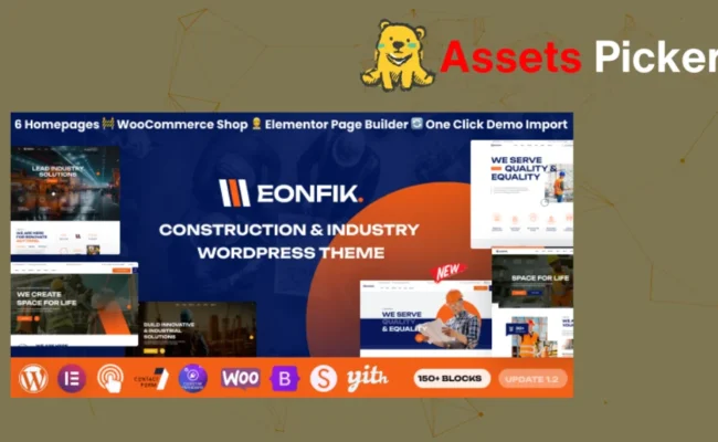 Eonfik v1.2.0 - Construction & industry WordPress Theme