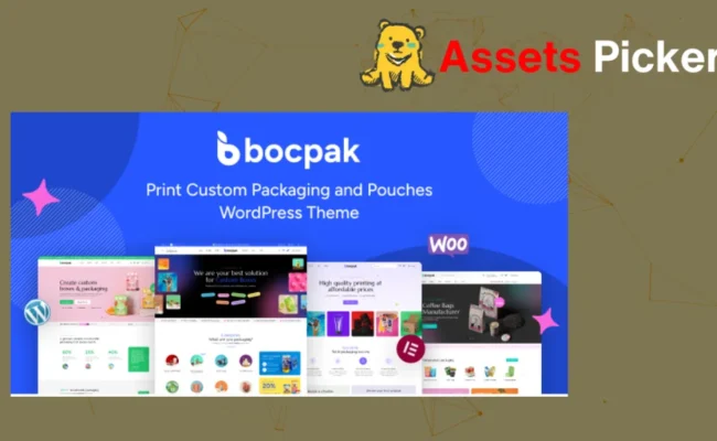 Bocpak v1.0.6 - Print Custom Packaging and Pouches WordPress Theme