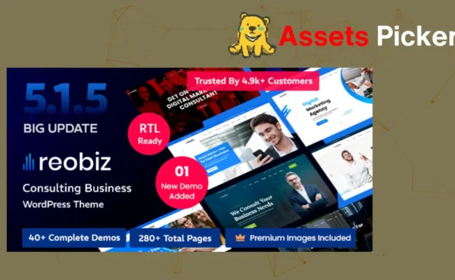 Reobiz v5.1.5 - Consulting Business WordPress Theme